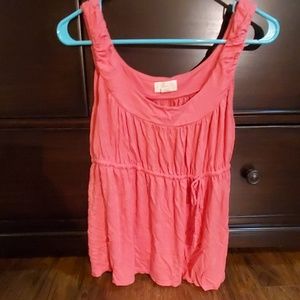 SALE! Flowy Pink Scoopneck Tank